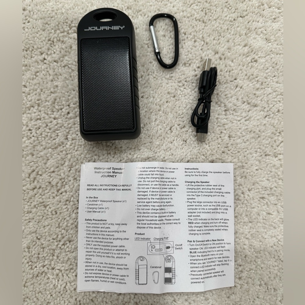 NEW Journey Portable Waterproof Speaker
